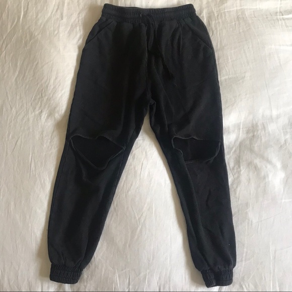 Knee cut out joggers - Picture 1 of 2